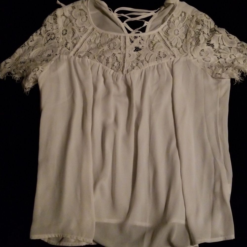 Flowy white blouse